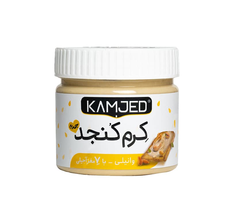کرم کنجد مغزدار وانیلی 260g