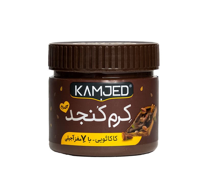 کرم کنجد مغزدار کاکائویی 260g