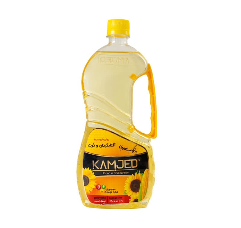 روغن ذرت آفتاب 675cc